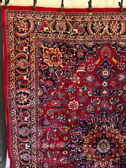 Handmade Persian Mashad 338 x 246 cm | 11.09 x 8.07 ft