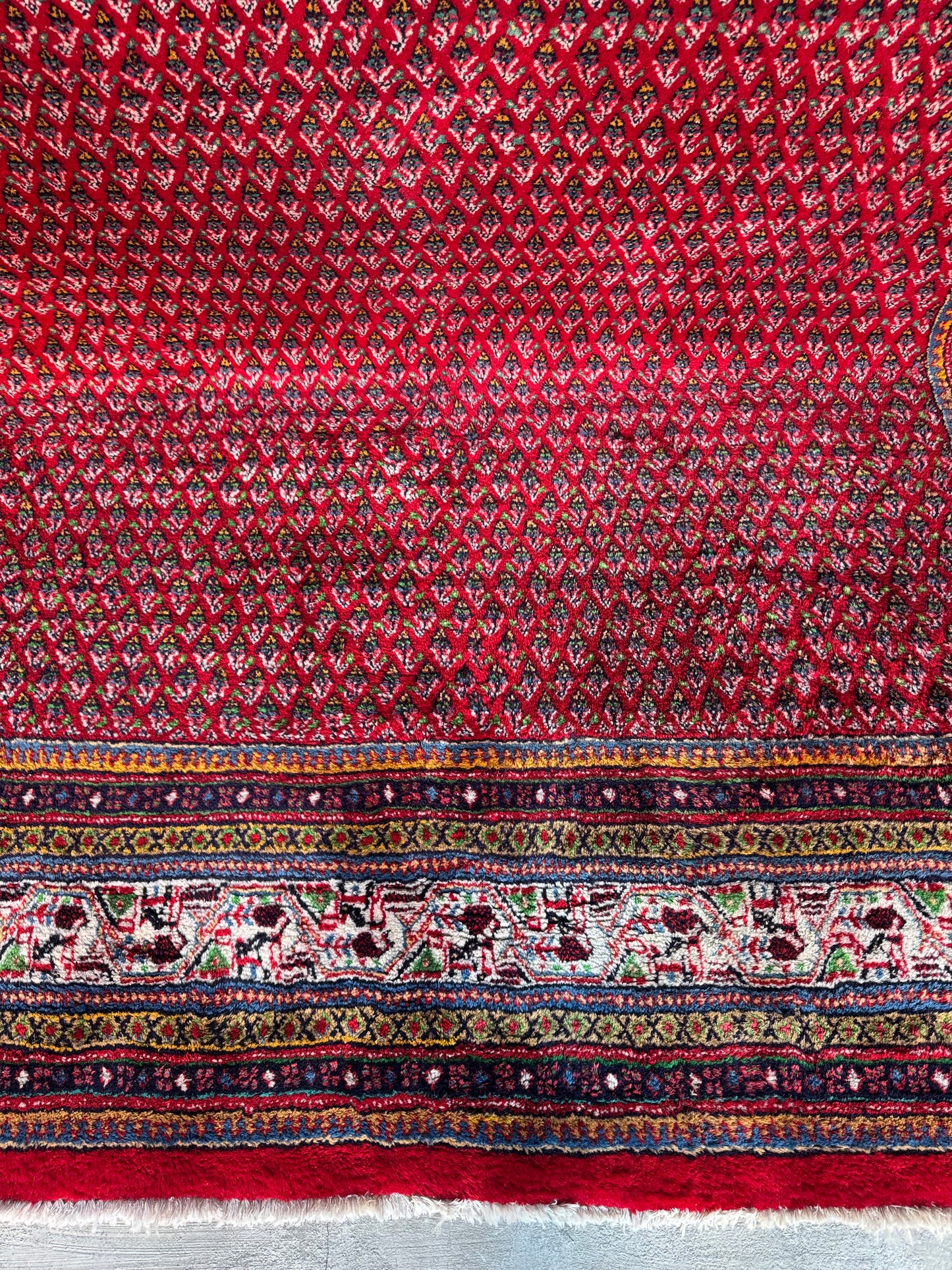 Handmade Persian Sarouk Mir 325 x 225 cm | 10.66 x 7.38 ft