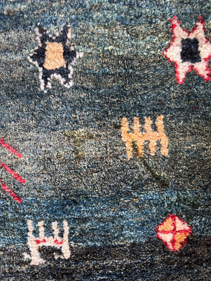 Handmade Persian Gabbeh 265 x 210 cm | 8.69 x 6.89 ft