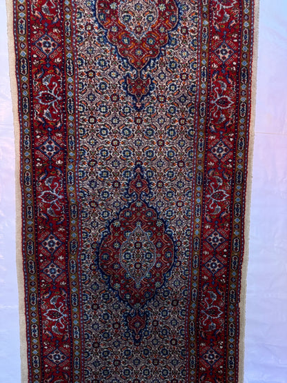 Handmade Persian Moud Runner300 x 80 cm | 9.8 x 2.6 ft