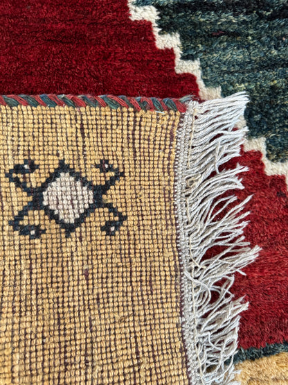 Handmade Persian Gabbeh 265 x 210 cm | 8.69 x 6.89 ft