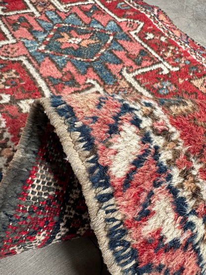 Handmade Persian Karaja Runner 210 x 63 cm | 6.89 x 2.07 ft