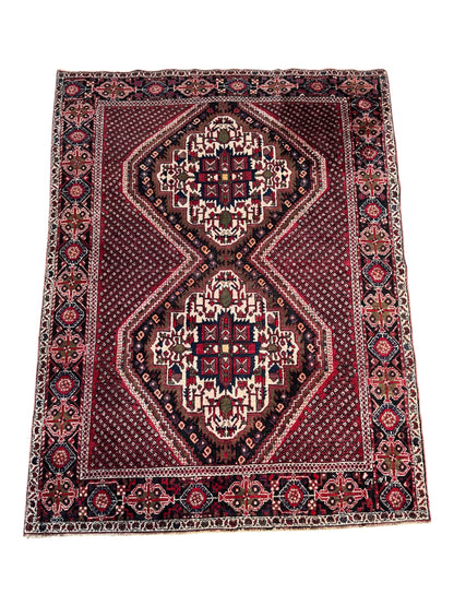 Handmade Persian Afshar 180 x 135 cm | 5.91 x 4.43 ft