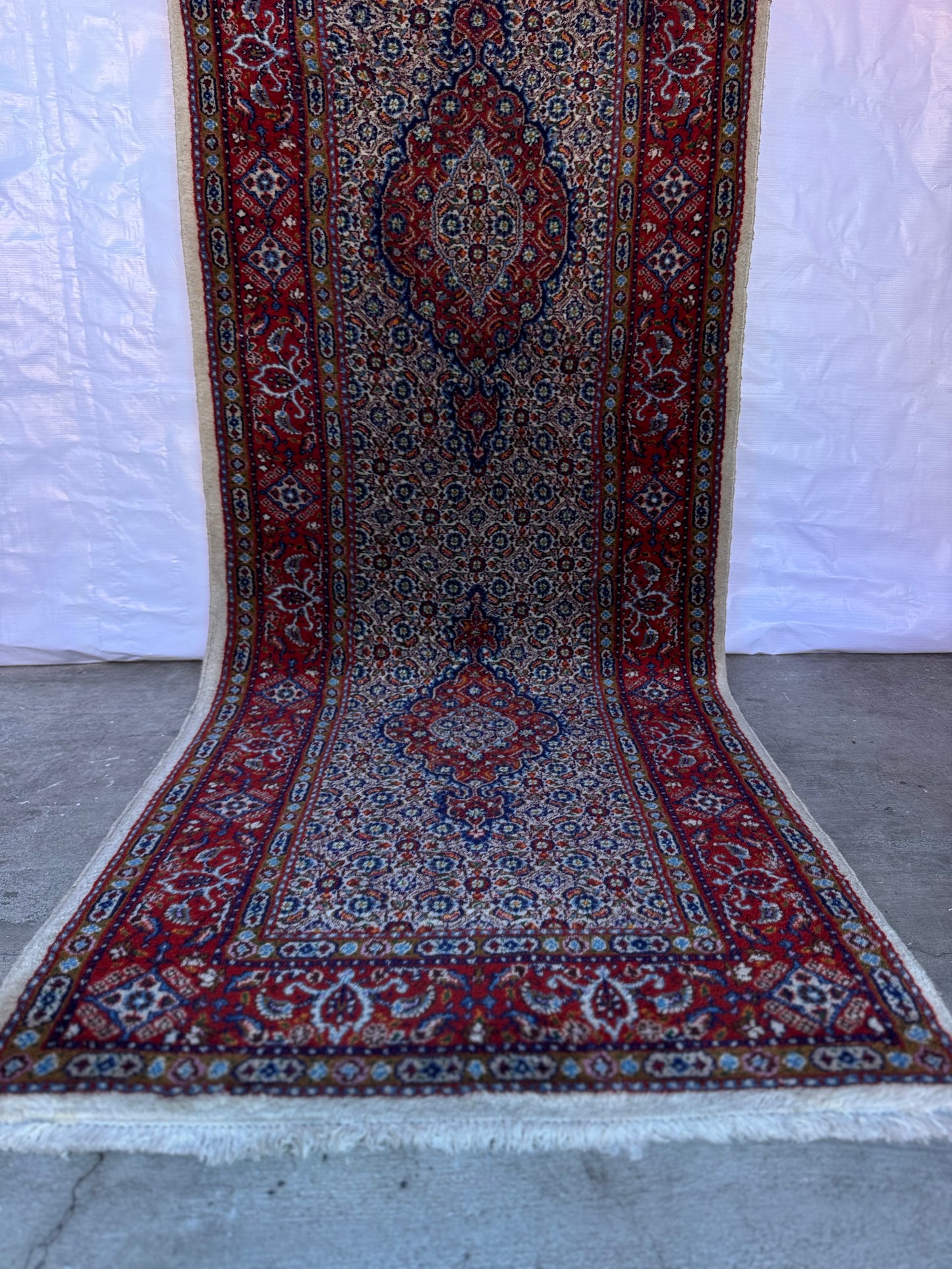 Handmade Persian Moud Runner300 x 80 cm | 9.8 x 2.6 ft