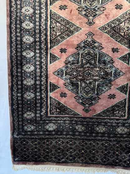 📌 RESERVED Handmade Bokhara 130 x 76 cm | 4.27 x 2.49 ft