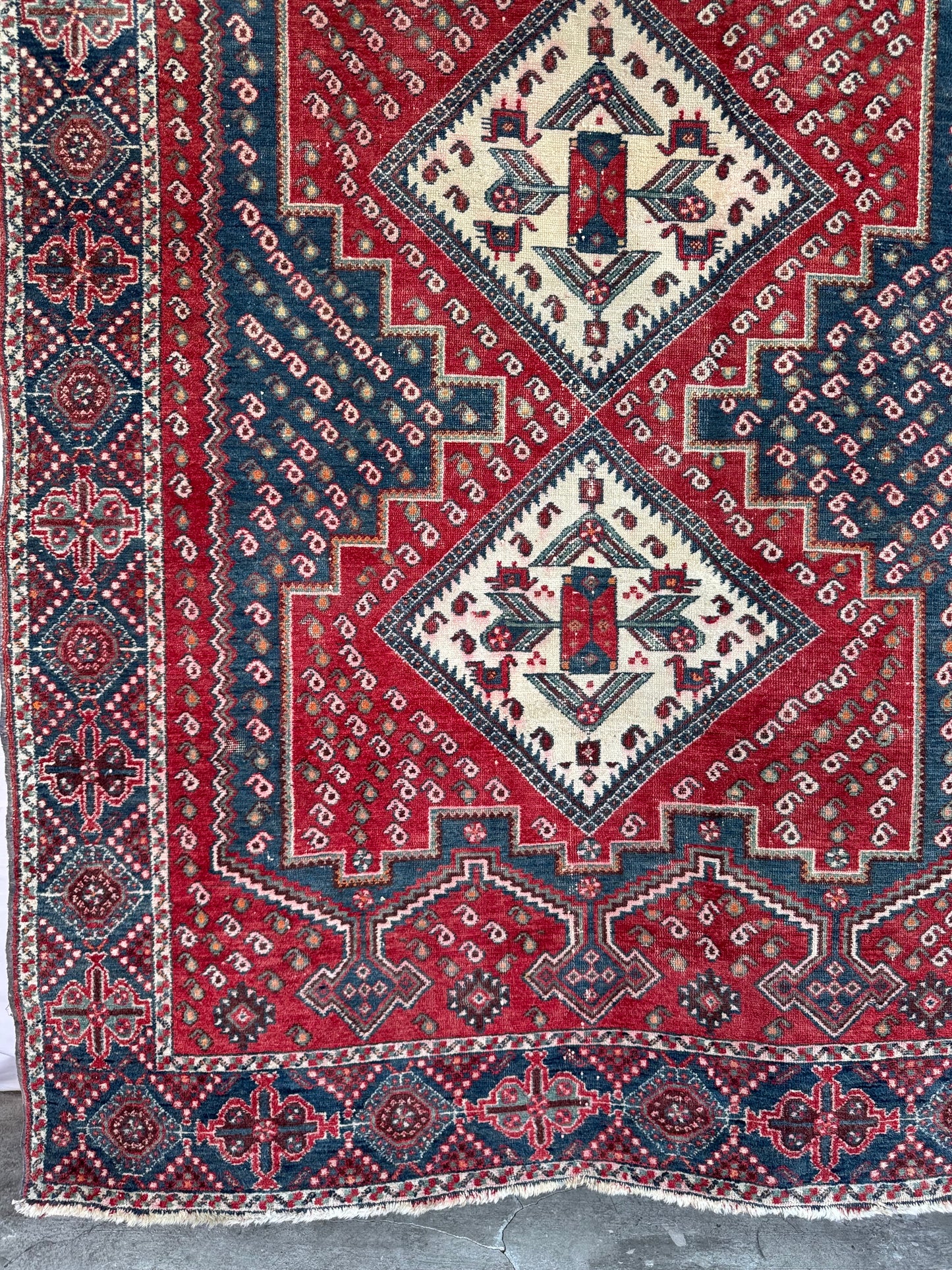 Handmade Persian Shahrbabak Rug 212 x 157 cm | 7.0 x 5.2 ft