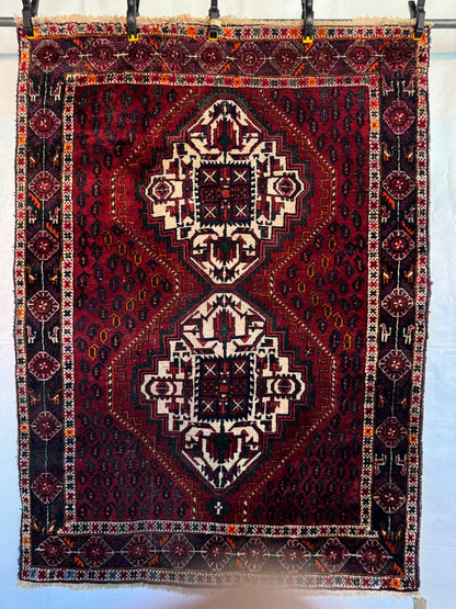 Handmade Persian Afshar Rug 173 x 128 cm | 5.7 x 4.2 ft