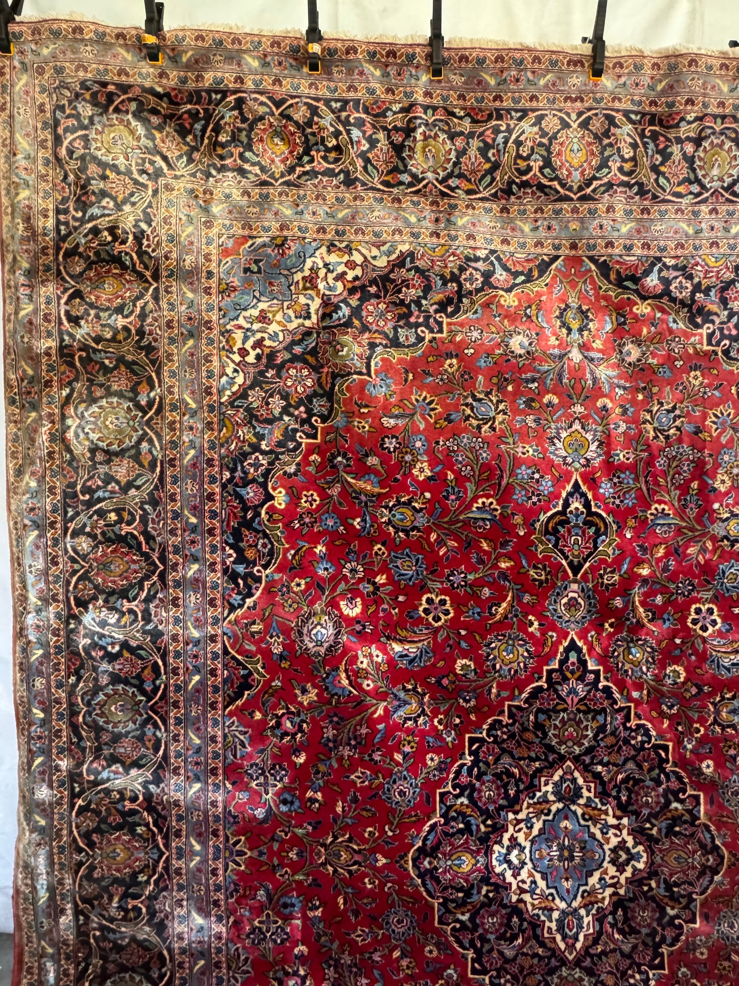 Handmade Persian Kashan 350 x 246 cm | 11.48 x 8.07 ft