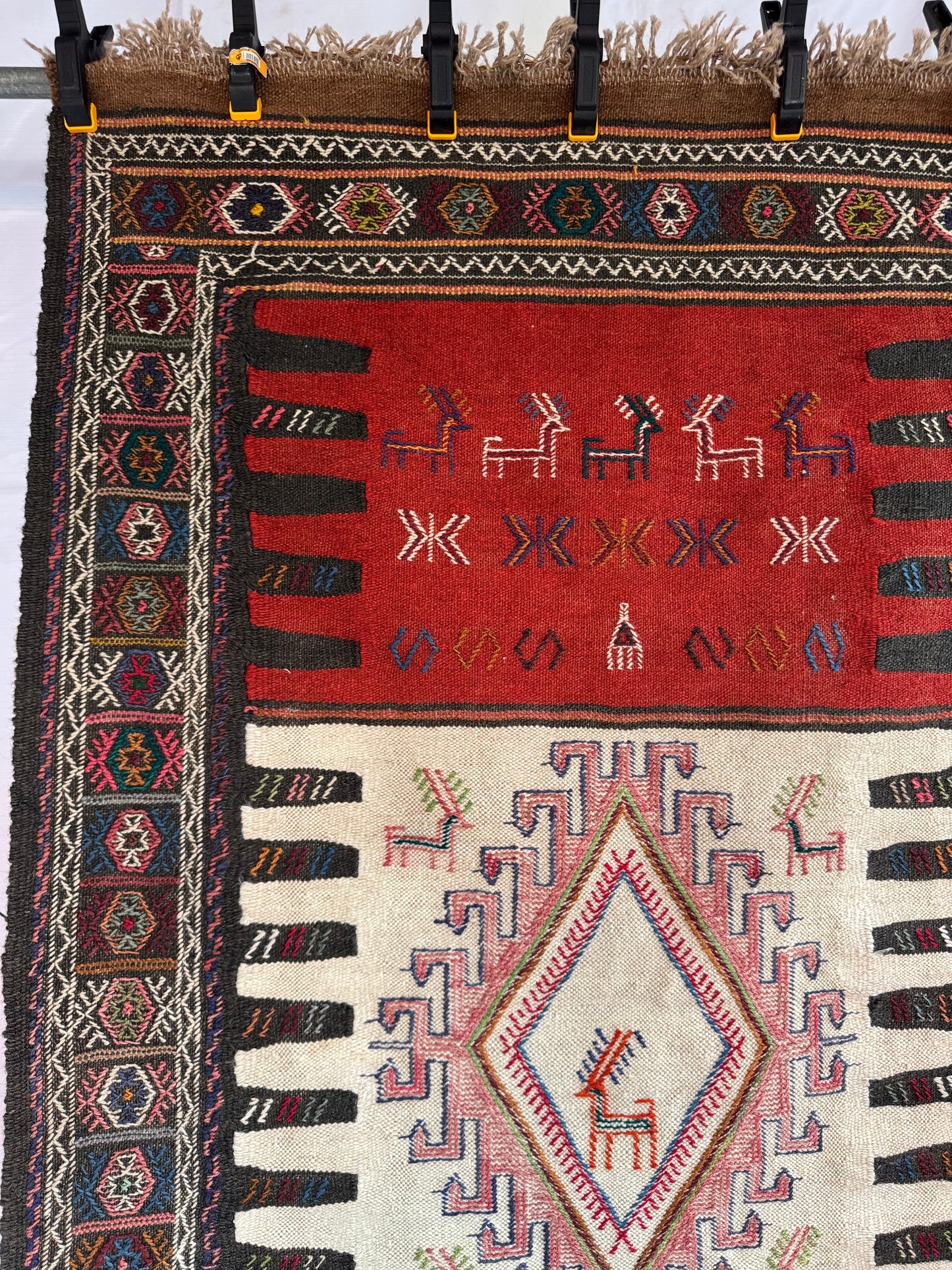 Handmade Anatolian Kilim Rug 187 x 107 cm | 6.14 x 3.51 ft