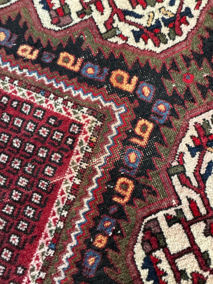 Handmade Persian Afshar 180 x 135 cm | 5.91 x 4.43 ft