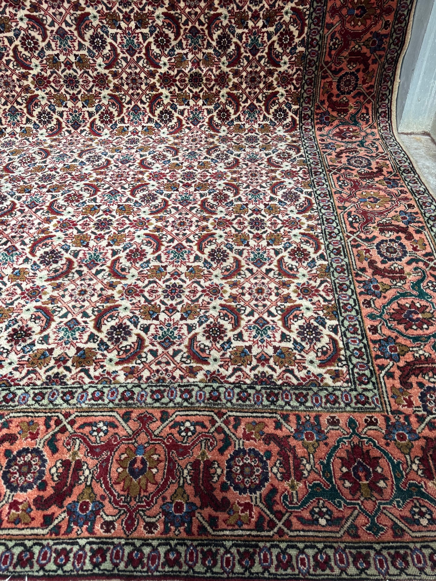 Handmade Persian Tabriz 398 x 300 cm | 13 x 9.84 ft