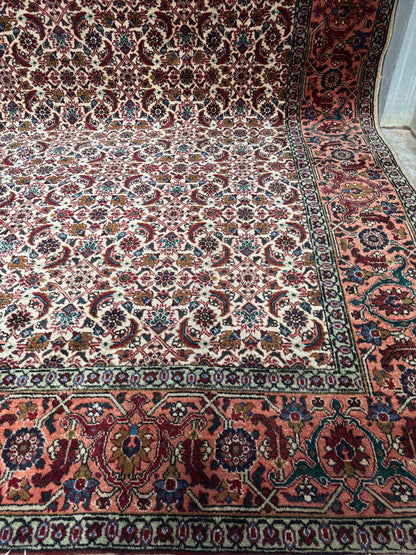 Handmade Persian Tabriz 398 x 300 cm | 13 x 9.84 ft