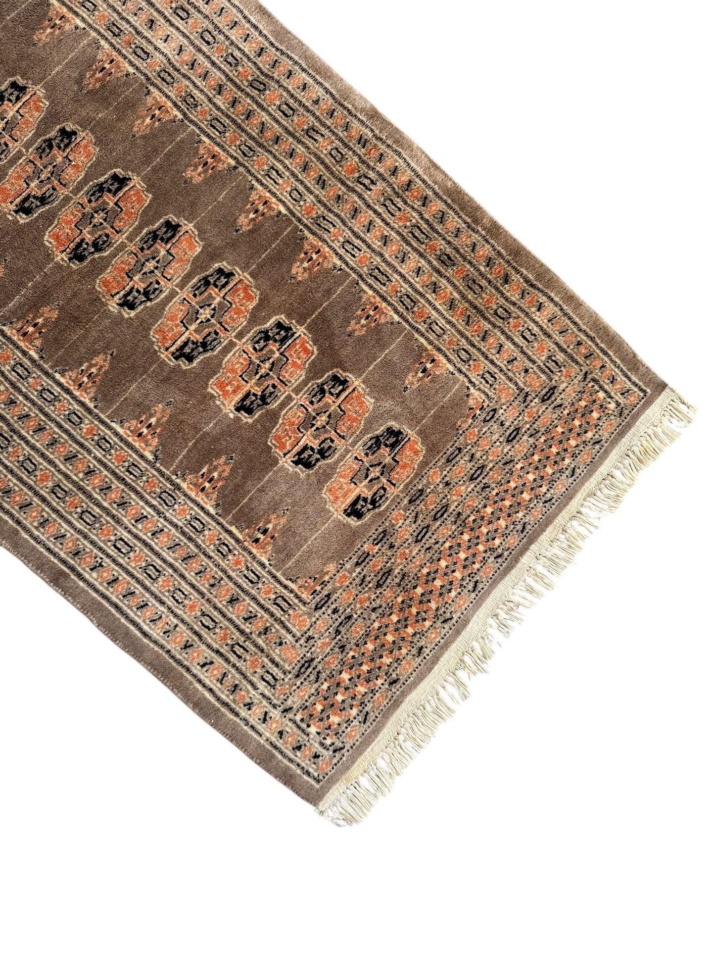 📌 RESERVED Handmade Bokhara Rug 178 x 64 cm | 5.8 x 2.1 ft