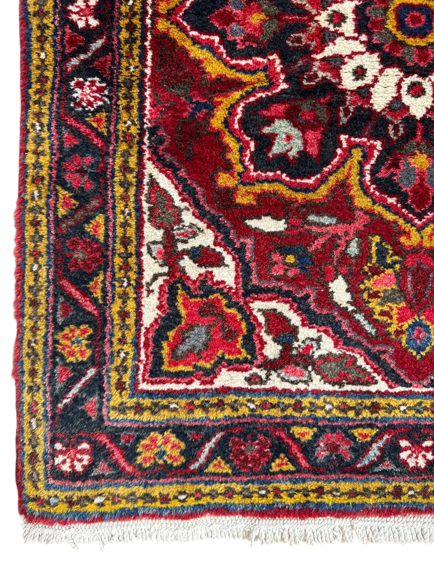 📌 RESERVED Handmade Persian Heriz Rug 100 x 78 cm | 3.3 x 2.6 ft