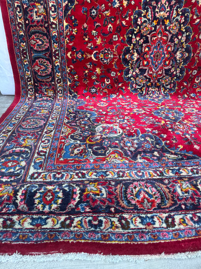 Handmade Persian Mashad 350 x 246 cm | 11.5 x 8.1 ft