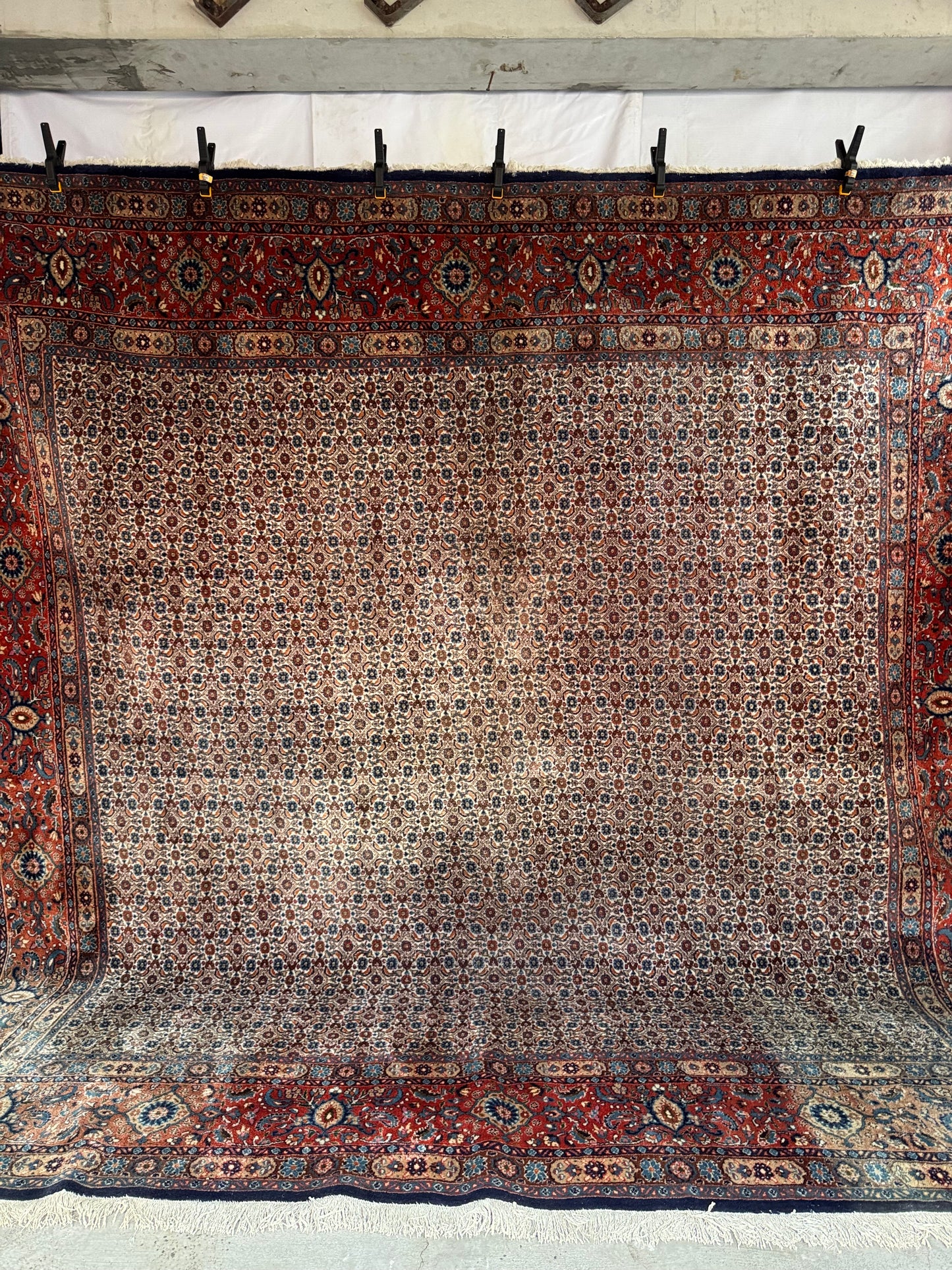 Handmade Persian Muod Rug 300 x 300 cm | 9.84 x 9.84 ft