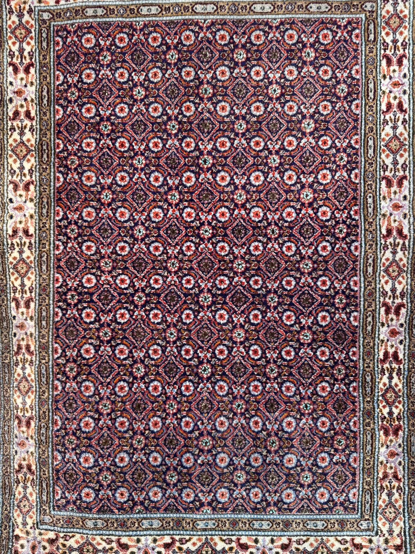 Handmade Persian Moud Rug150 x 105 cm | 4.9 x 3.4 ft
