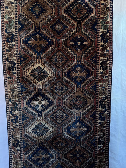 Handmade Persian Yalameh Runner 188 x 84 cm | 6.17 x 2.76 ft