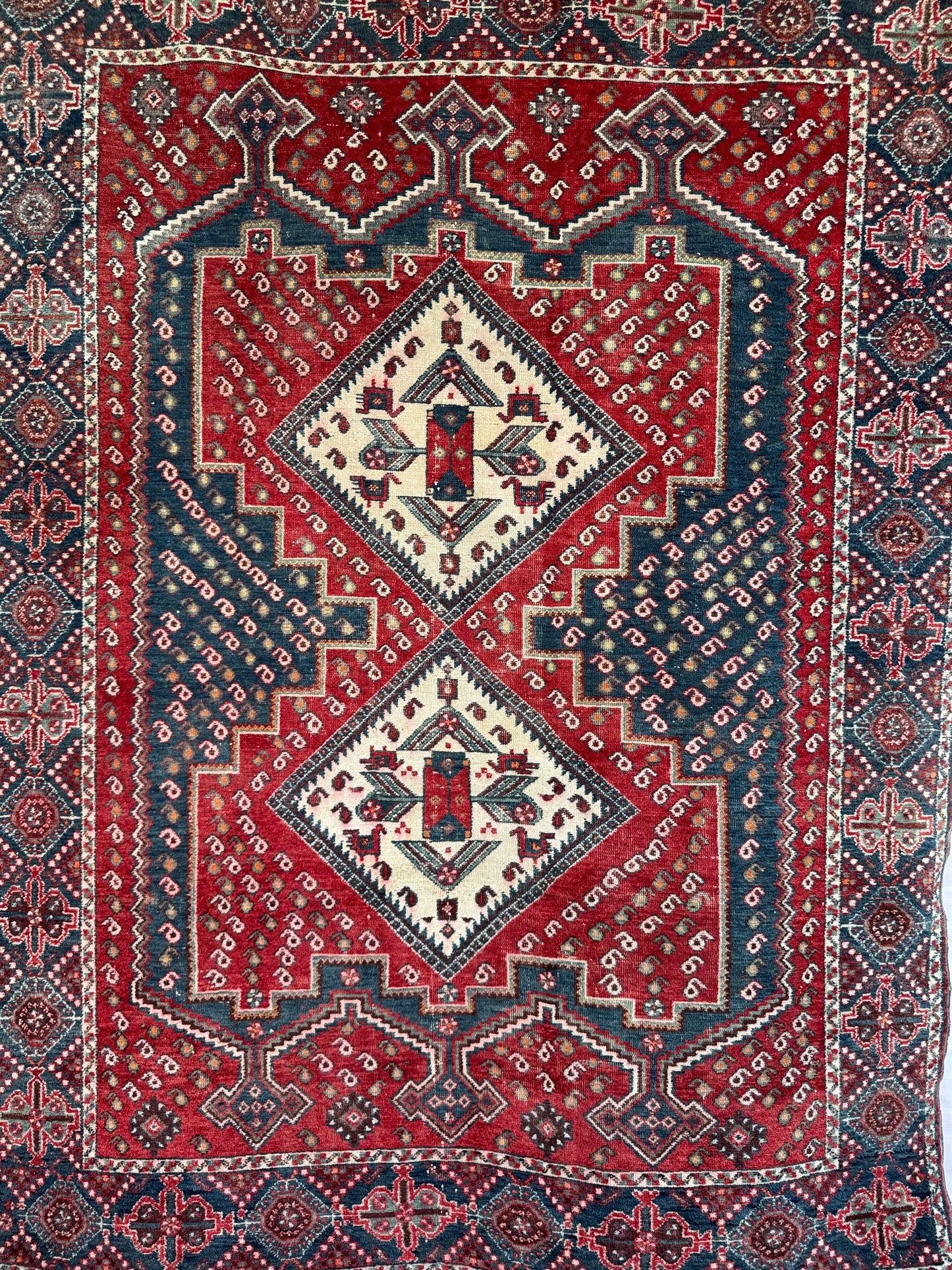 Handmade Persian Shahrbabak Rug 212 x 157 cm | 7.0 x 5.2 ft