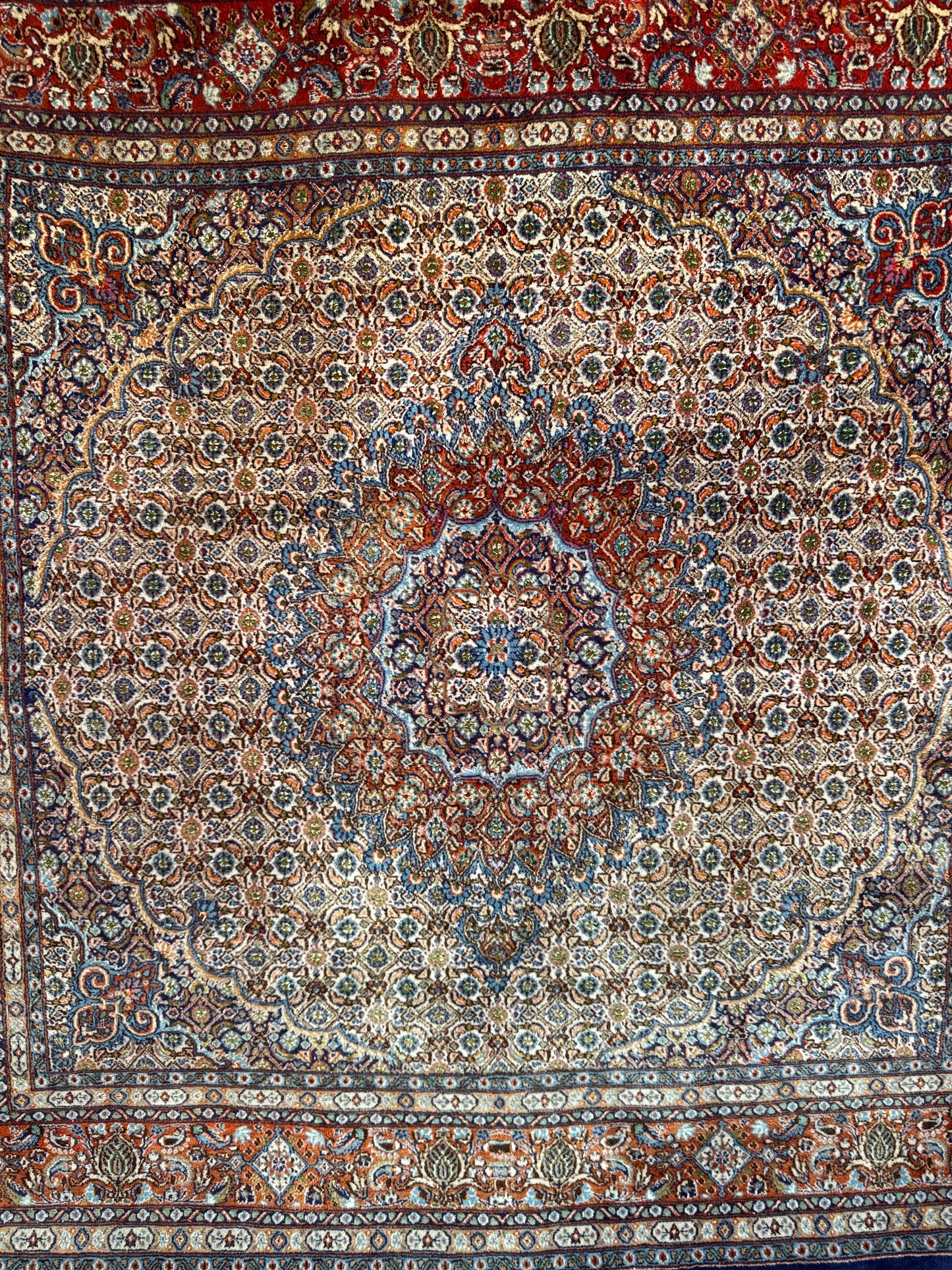 Handmade Persian Muod Rug 200 x 200 cm | 6.56 x 6.56 ft