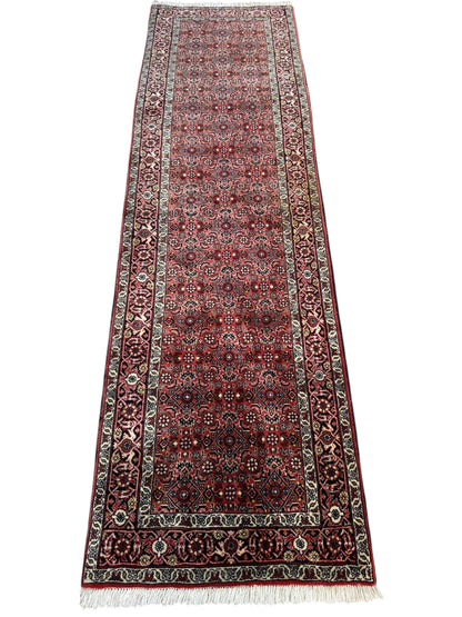 Handmade Persian Bidjar Runner 247 x 71 cm | 8.1 x 2.33 ft