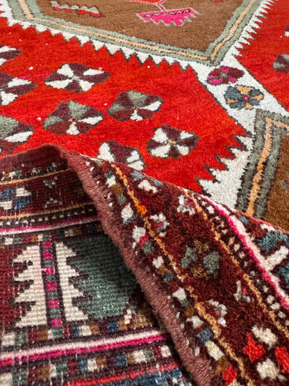 📌 RESERVED Handmade Kazak Runner 400 x 142cm | 13.12 x 4.66 ft