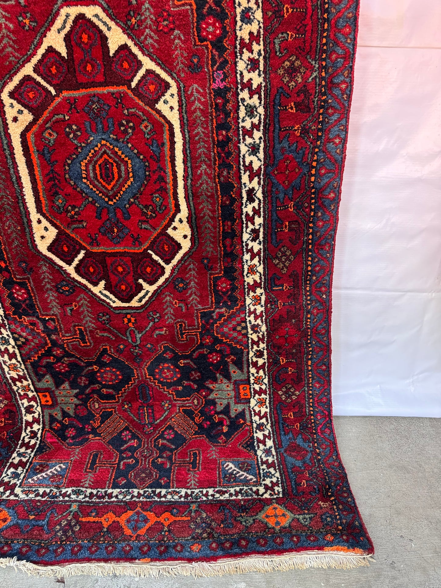 Handmade Persian Hamadan 260 x 125 cm | 8.53 x 4. 1 ft