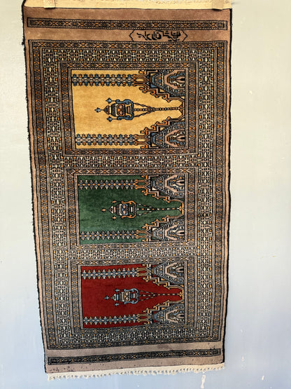 Handmade Saf Rug 120 x 61 cm | 3.94 x 2 ft