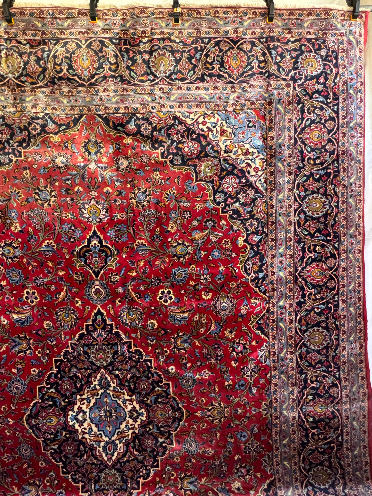 Handmade Persian Kashan 350 x 246 cm | 11.48 x 8.07 ft