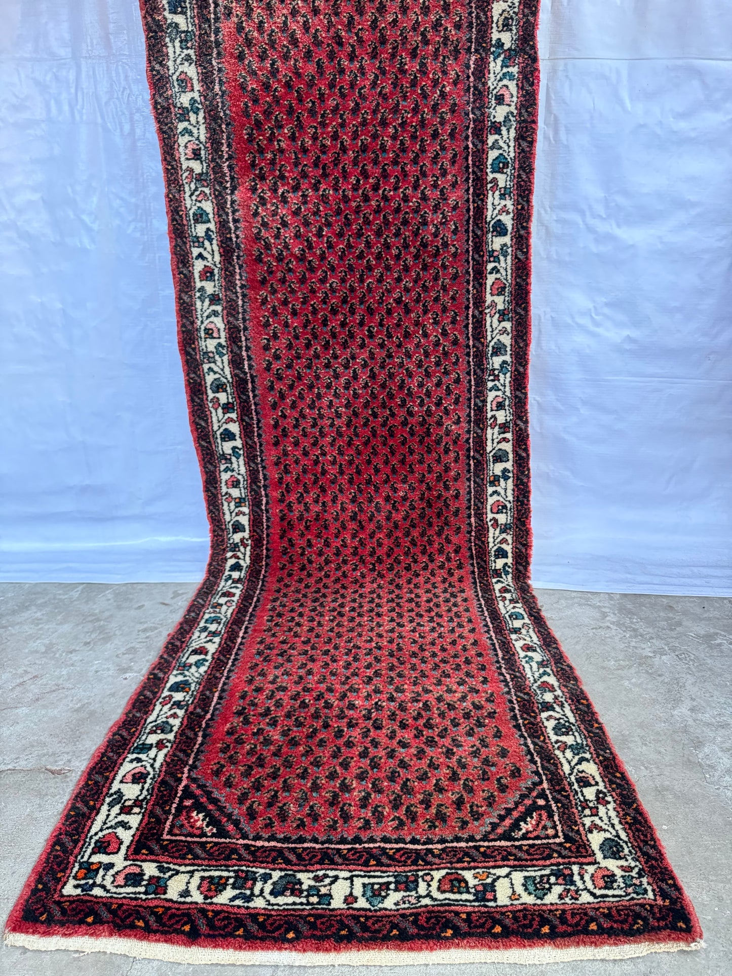 Handmade Mir Runner 308 x 82 cm | 10 x 2.7 ft