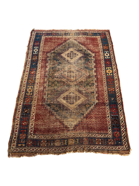 Handmade Persian Afshar 176 x 124 cm | 5.77 x 4.07 ft