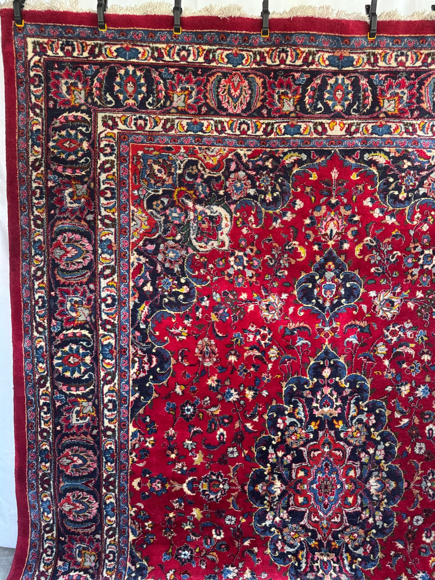 Handmade Persian Mashad 350 x 246 cm | 11.5 x 8.1 ft