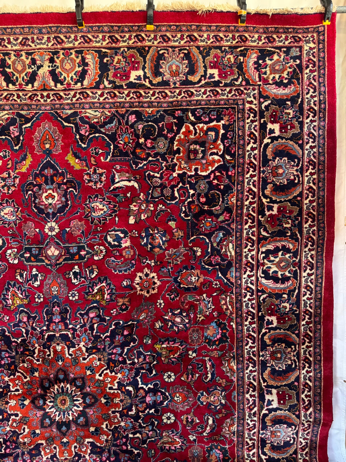 Handmade Persian Mashad 338 x 246 cm | 11.09 x 8.07 ft