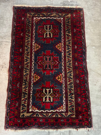 Handmade Baluch Rug 160 x 96 cm | 5.2 x 3.1 ft