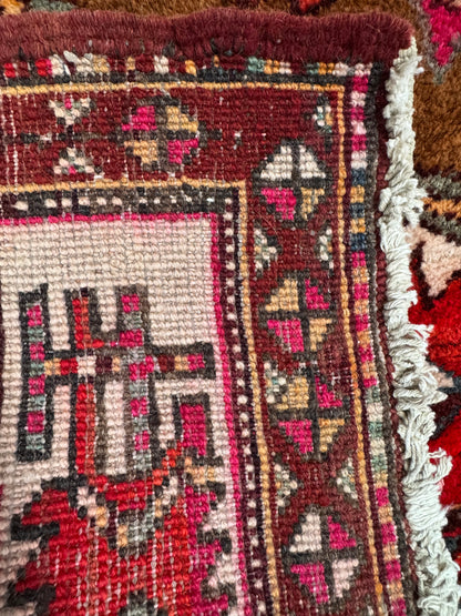 📌 RESERVED Handmade Kazak Runner 400 x 142cm | 13.12 x 4.66 ft