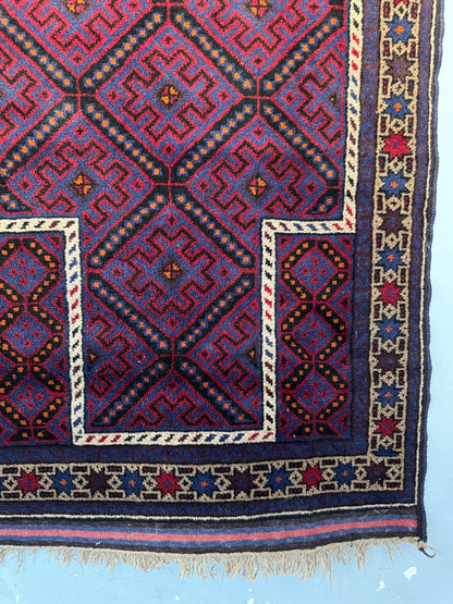 Handmade Zabol Rug 140 x 84 cm | 4.6 x 2.8 ft
