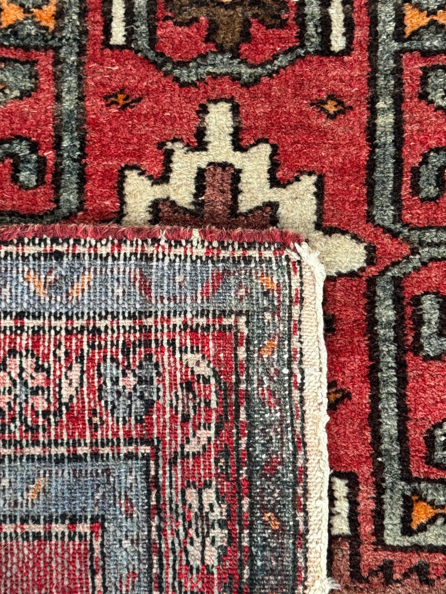 Handmade Persian Hamadan Runner 280 x 108 cm | 9.2 x 3.5 ft