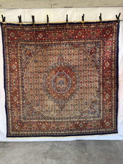 Handmade Persian Muod Rug 200 x 200 cm | 6.56 x 6.56 ft