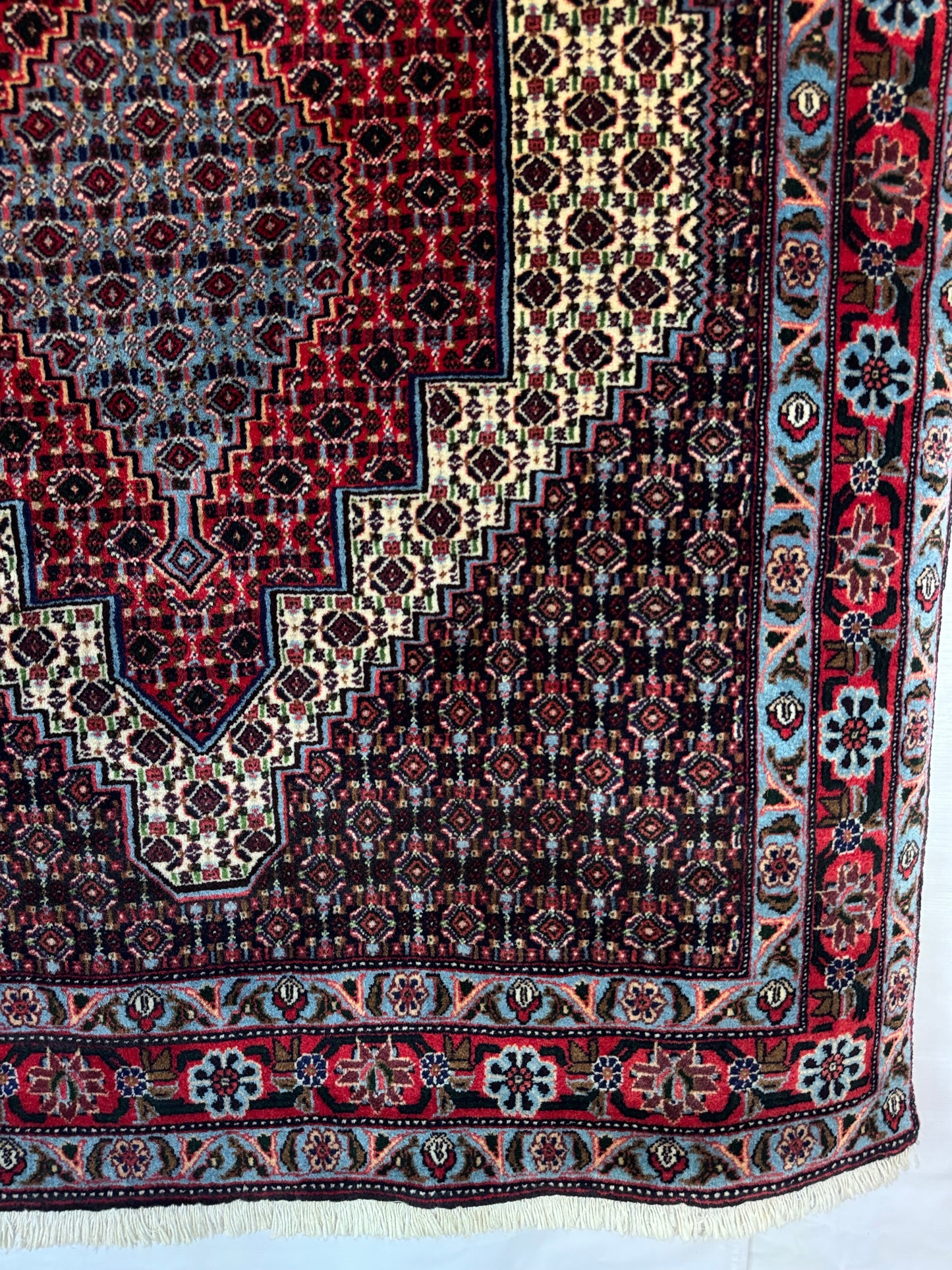 📌 RESERVED Handmade Persian Senneh Rug 156 x 132 cm | 5.1 x 4.3 ft