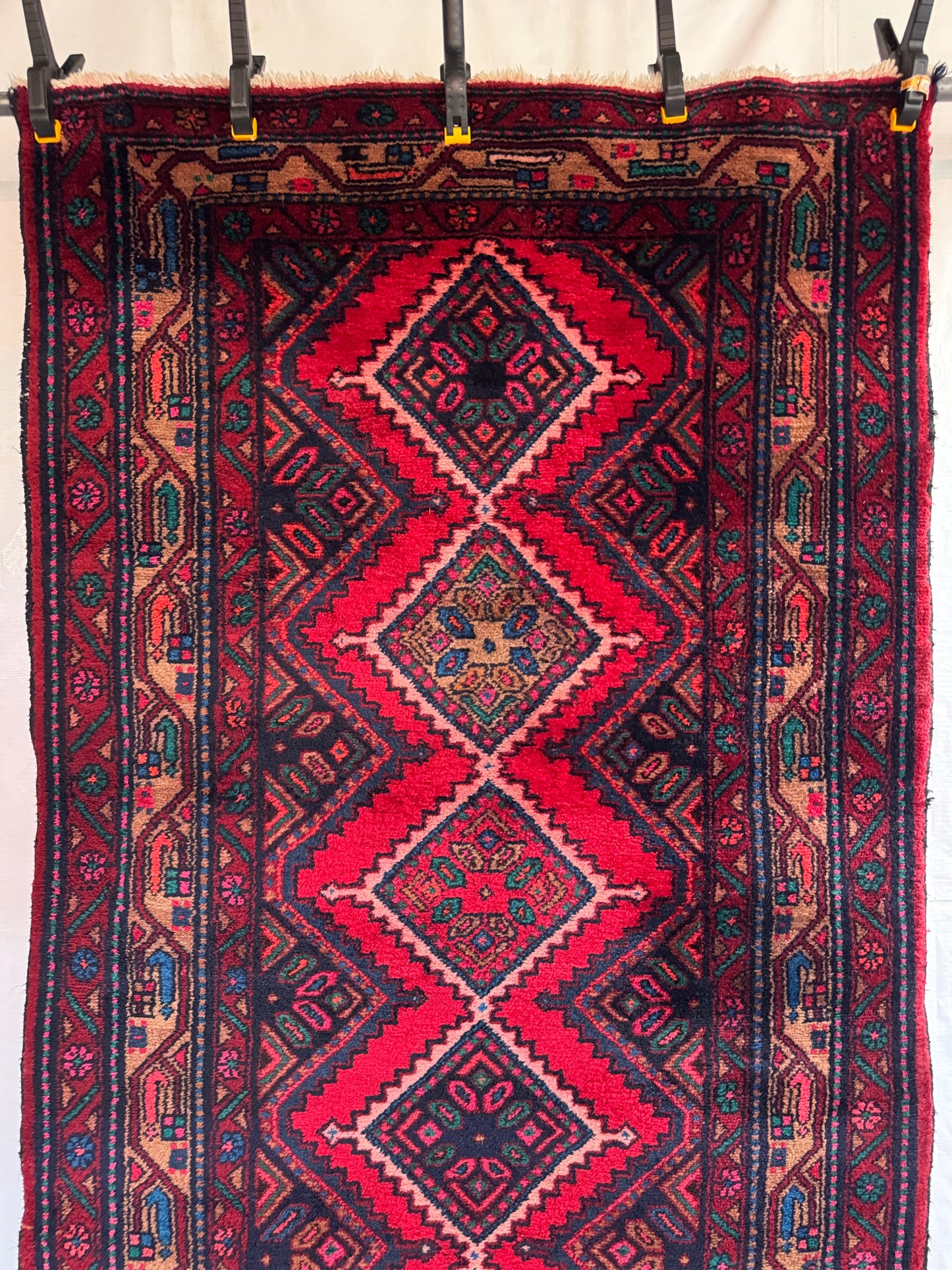 Handmade Persian Chennar Runner 310 x 107 cm | 10.17 x 3.51 ft 