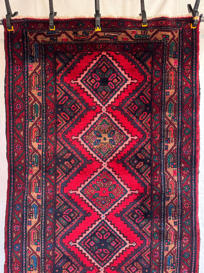 Handmade Persian Chennar Runner 310 x 107 cm | 10.17 x 3.51 ft 