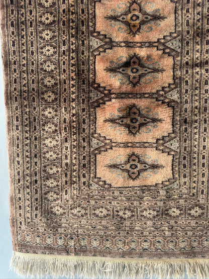 Handmade Bokhara Rug 5 x 3.2 ft