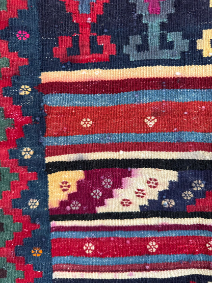 Handmade Cicim Kilim 186 x 116 cm | 6.1 x 3.81 ft