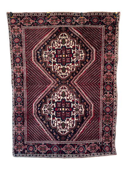 Handmade Persian Afshar 180 x 135 cm | 5.91 x 4.43 ft