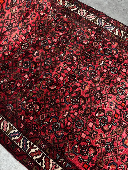 Handmade Persian Hosseinabad Runner 350 x 115 cm | 11.5 x 3.8 ft