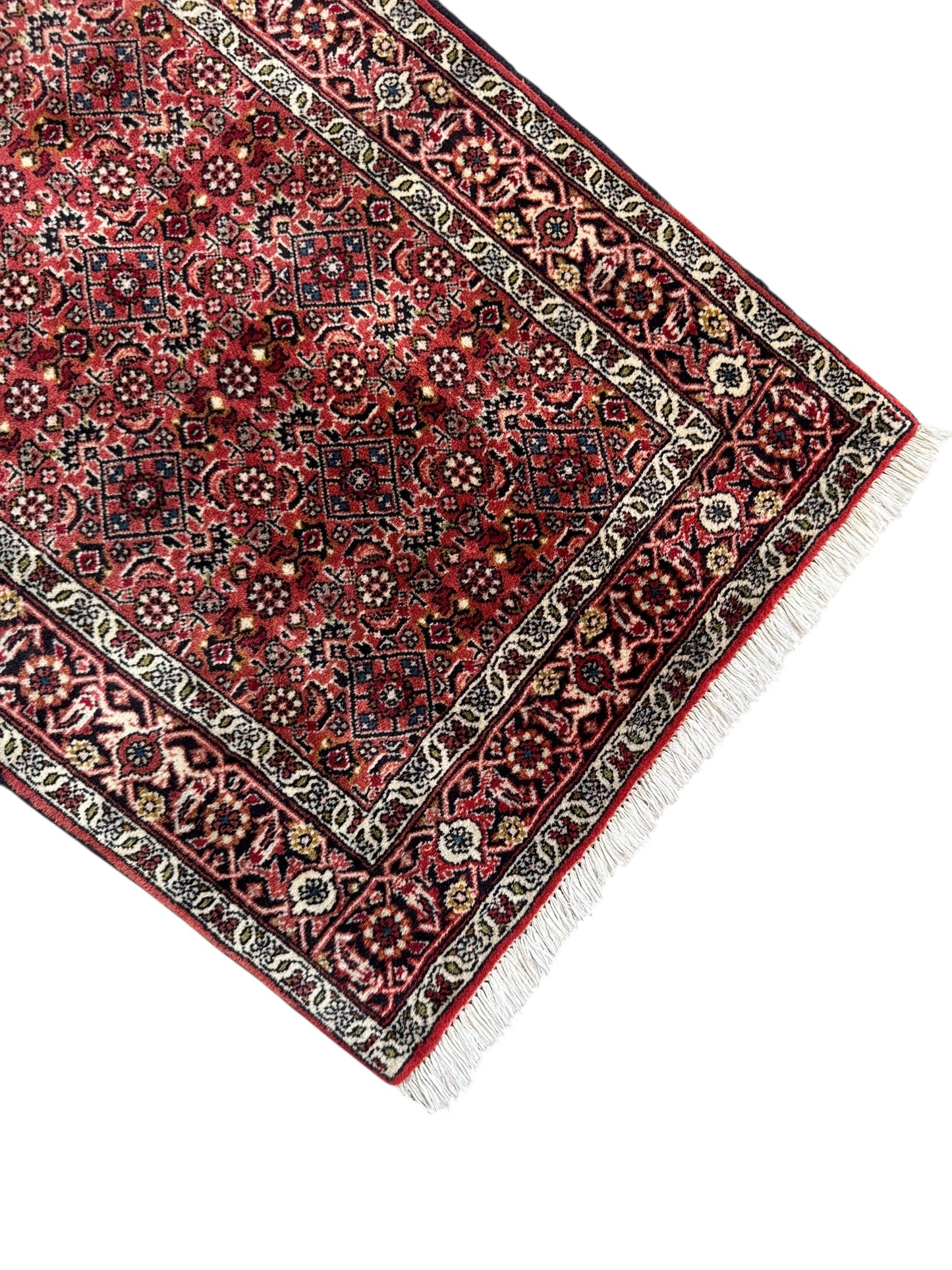 Handmade Persian Bidjar Runner 247 x 71 cm | 8.1 x 2.33 ft