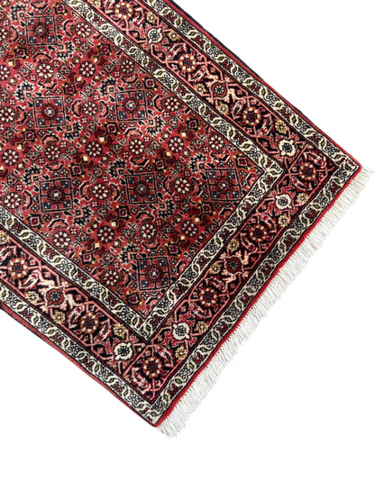 Handmade Persian Bidjar Runner 247 x 71 cm | 8.1 x 2.33 ft