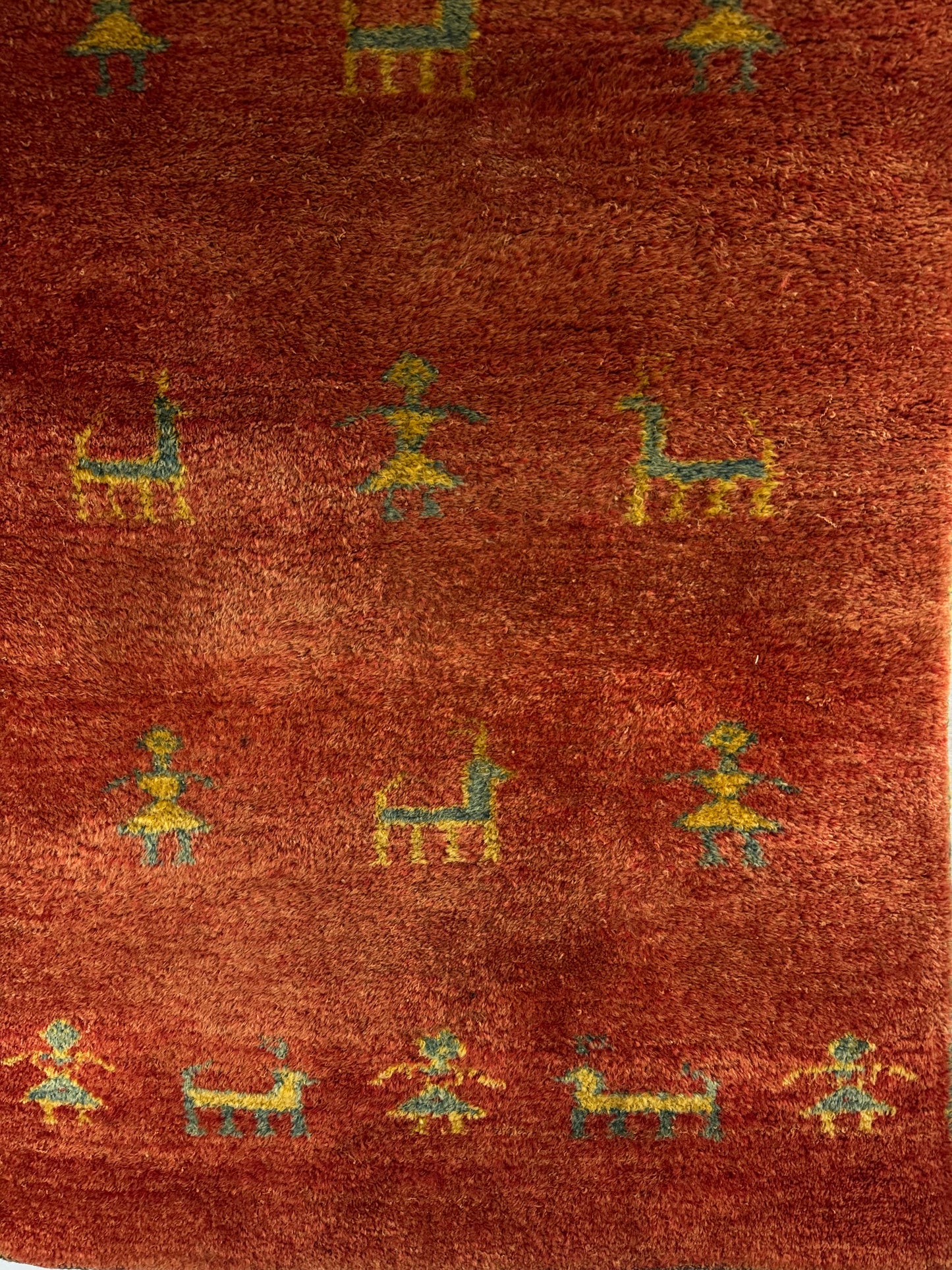 Handmade Persian Gabbeh 173 x 98 cm | 5.68 x 3.22 ft