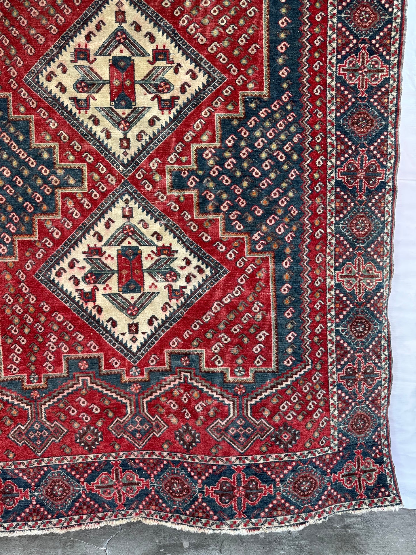 Handmade Persian Shahrbabak Rug 212 x 157 cm | 7.0 x 5.2 ft