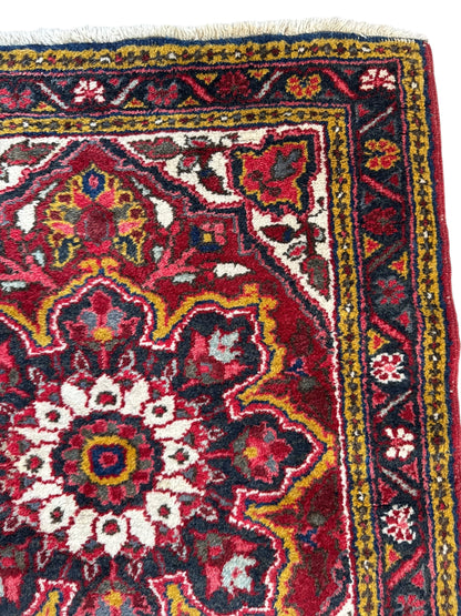 📌 RESERVED Handmade Persian Heriz Rug 100 x 78 cm | 3.3 x 2.6 ft